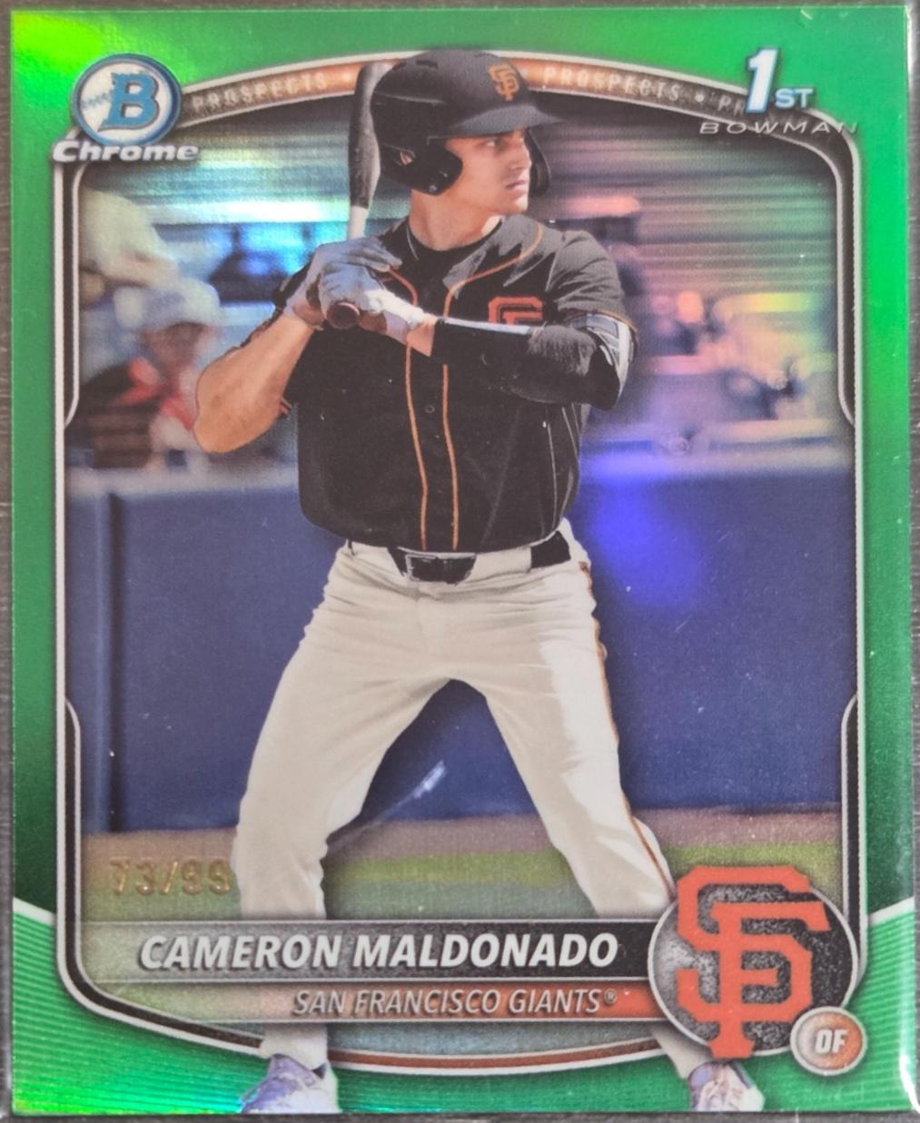 Cameron Maldonado [Green Refractor] #BDC-99