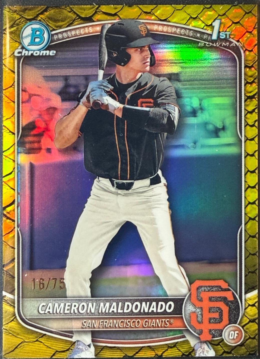 Cameron Maldonado [Yellow Reptilian Refractor] #BDC-99