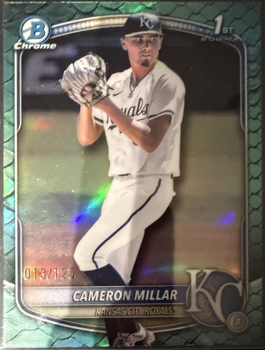Cameron Millar [Aqua Reptilian Refractor] #BDC-176