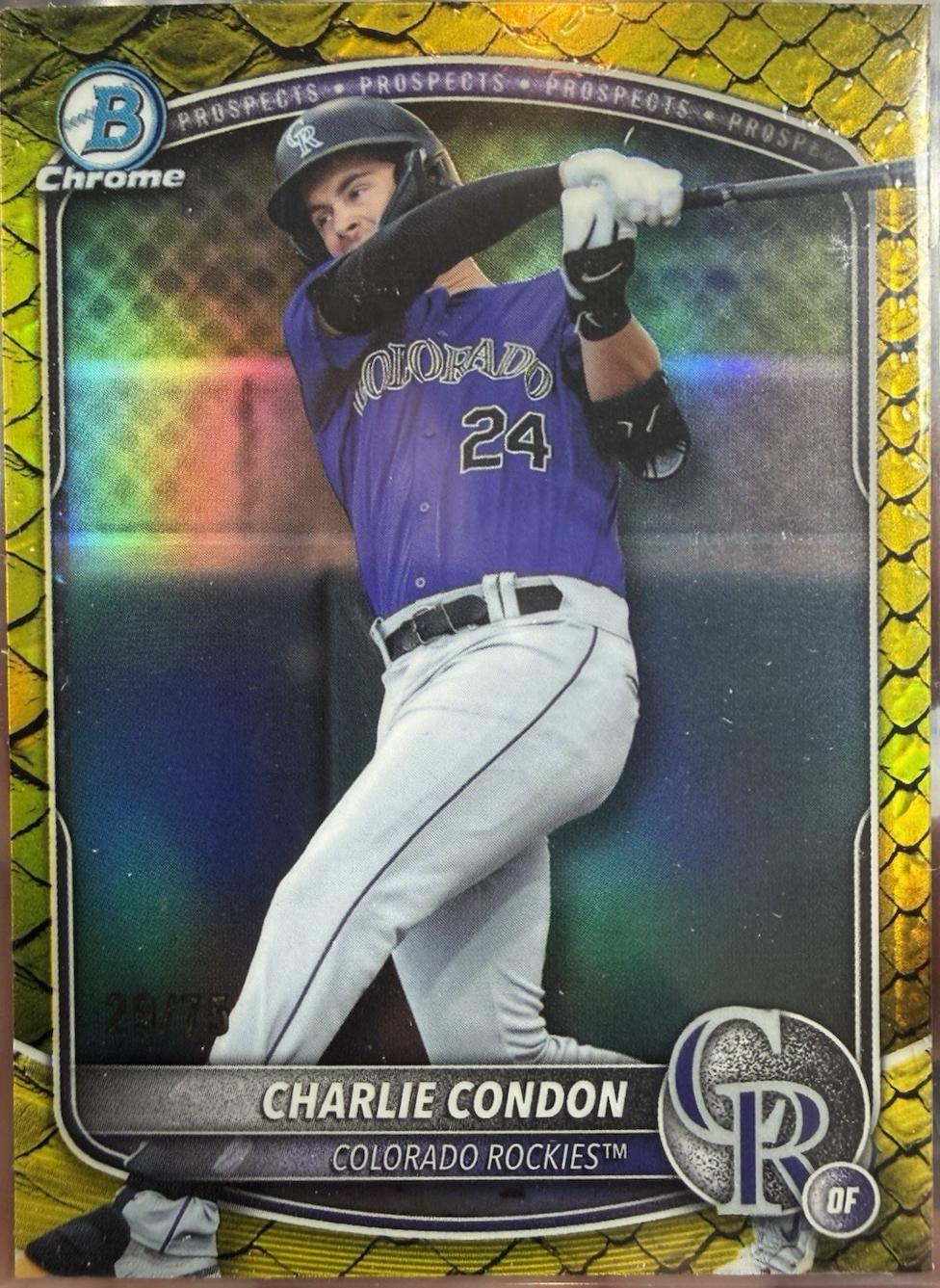 Charlie Condon [Gold Refractor] #BDC-136