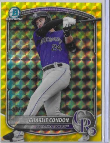 Charlie Condon [Yellow Geometric] #BDC-136