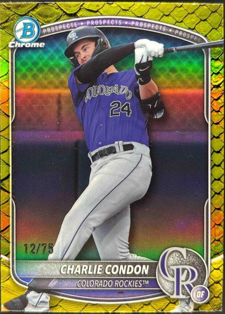 Charlie Condon [Yellow Reptilian Refractor] #BDC-136