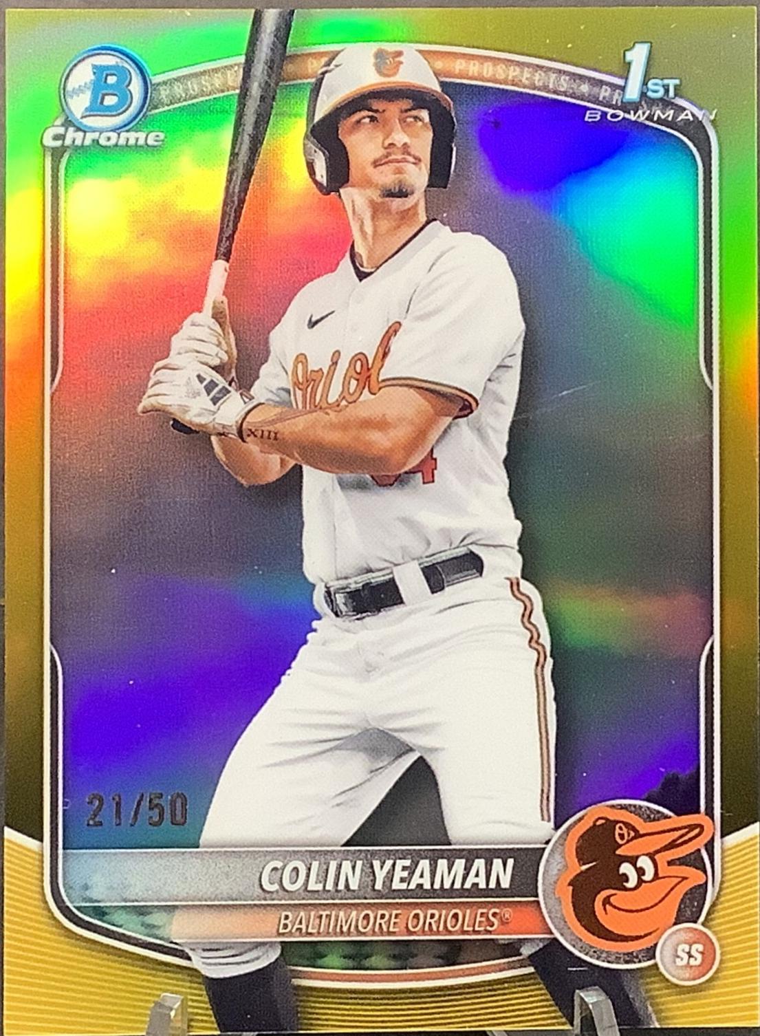 Colin Yeaman [Gold Refractor] #BDC-47