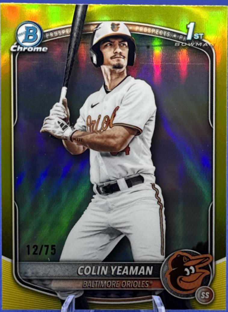 Colin Yeaman [Yellow Refractor] #BDC-47