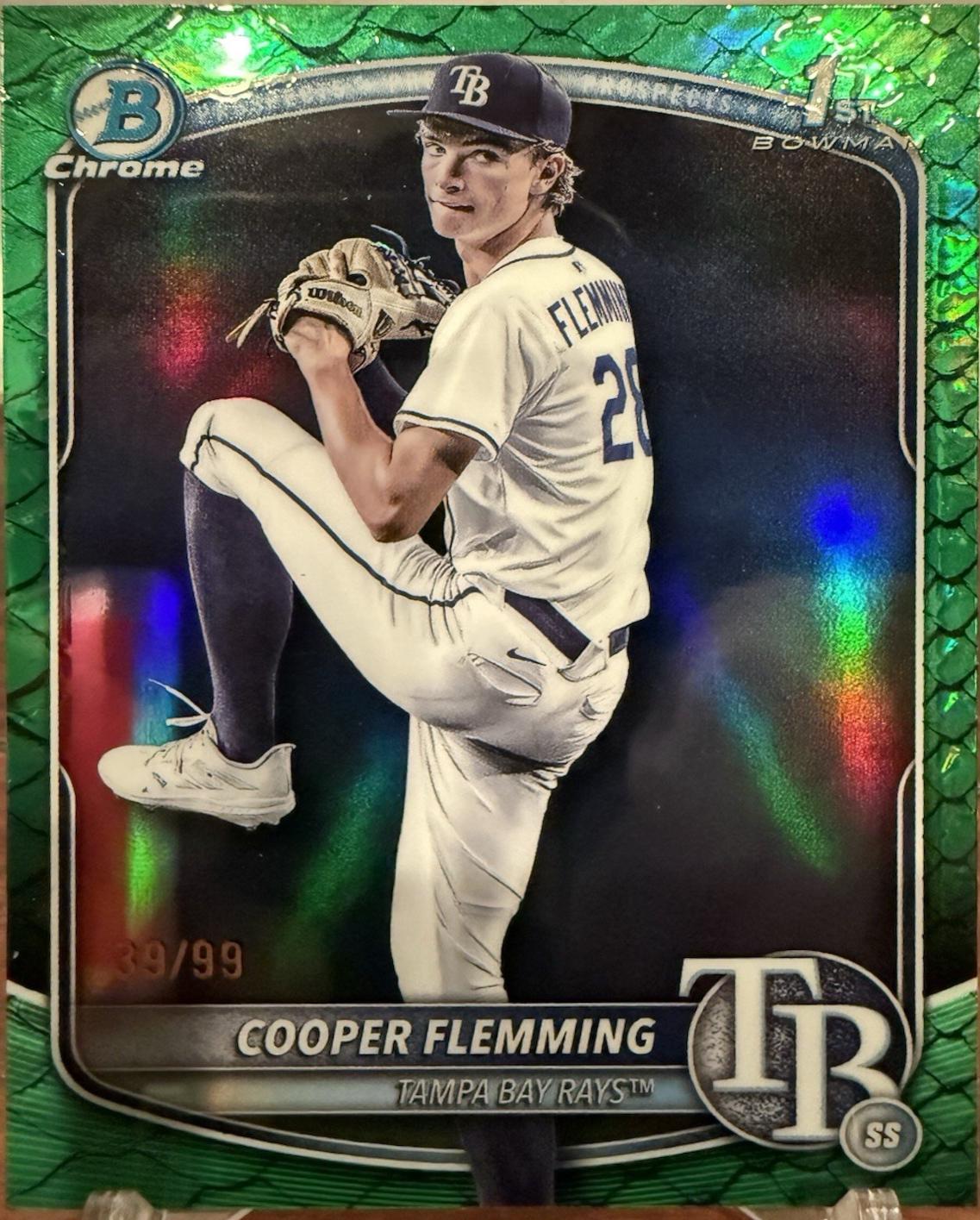 Cooper Flemming [Green Reptilian Refractor] #BDC-166