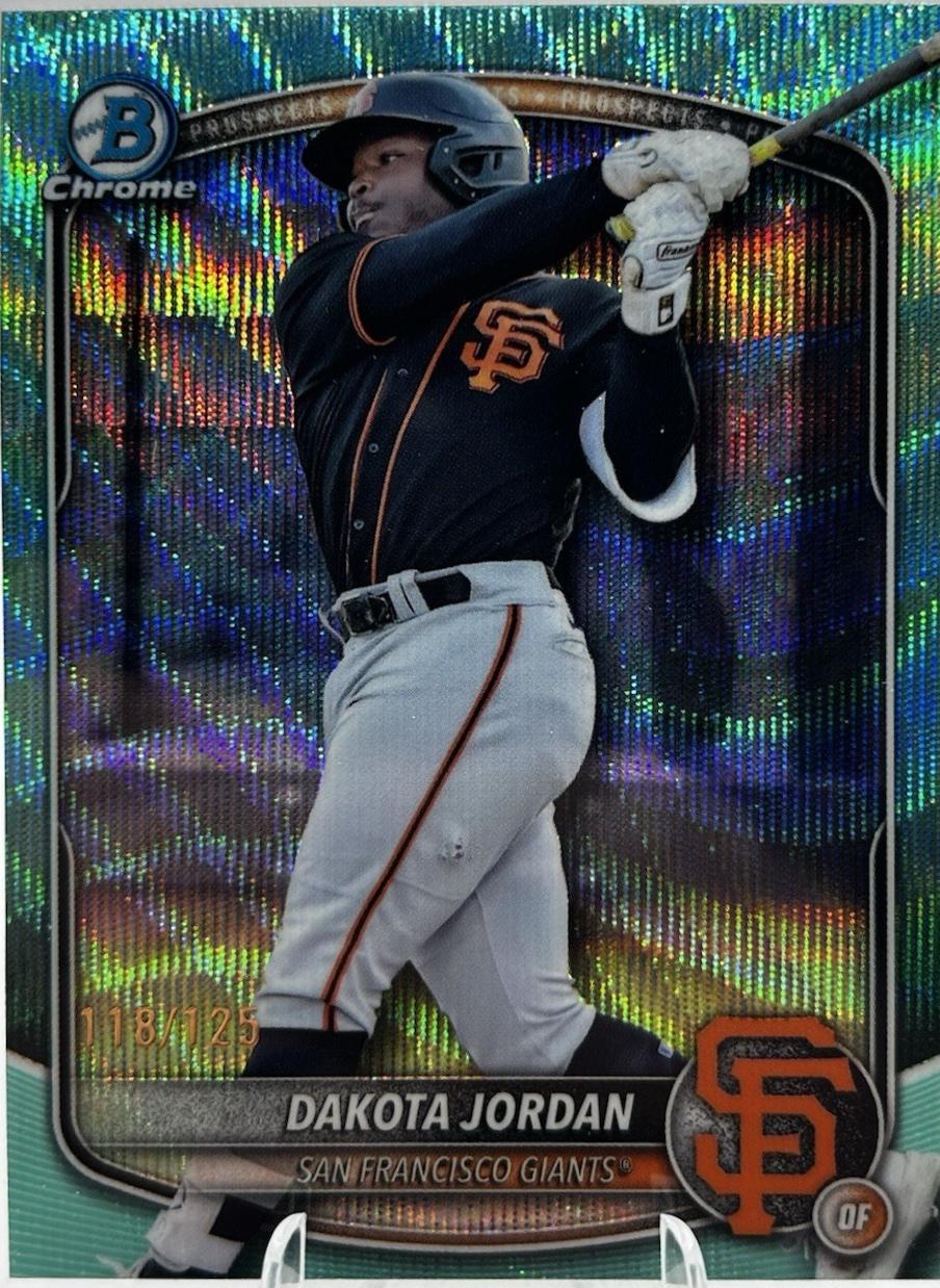 Dakota Jordan [Aqua Wave Refractor] #BDC-139