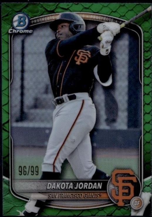 Dakota Jordan [Green Reptilian Refractor] #BDC-139