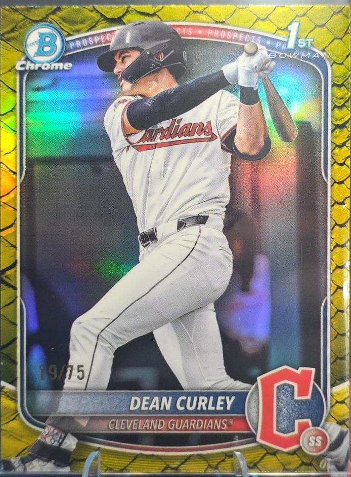Dean Curley [Yellow Reptilian Refractor] #BDC-129