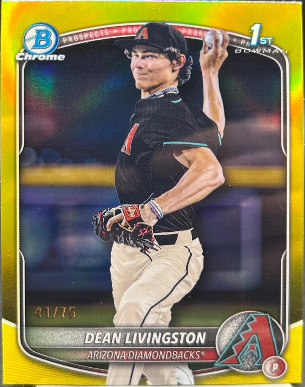 Dean Livingston [Yellow Refractor] #BDC-175