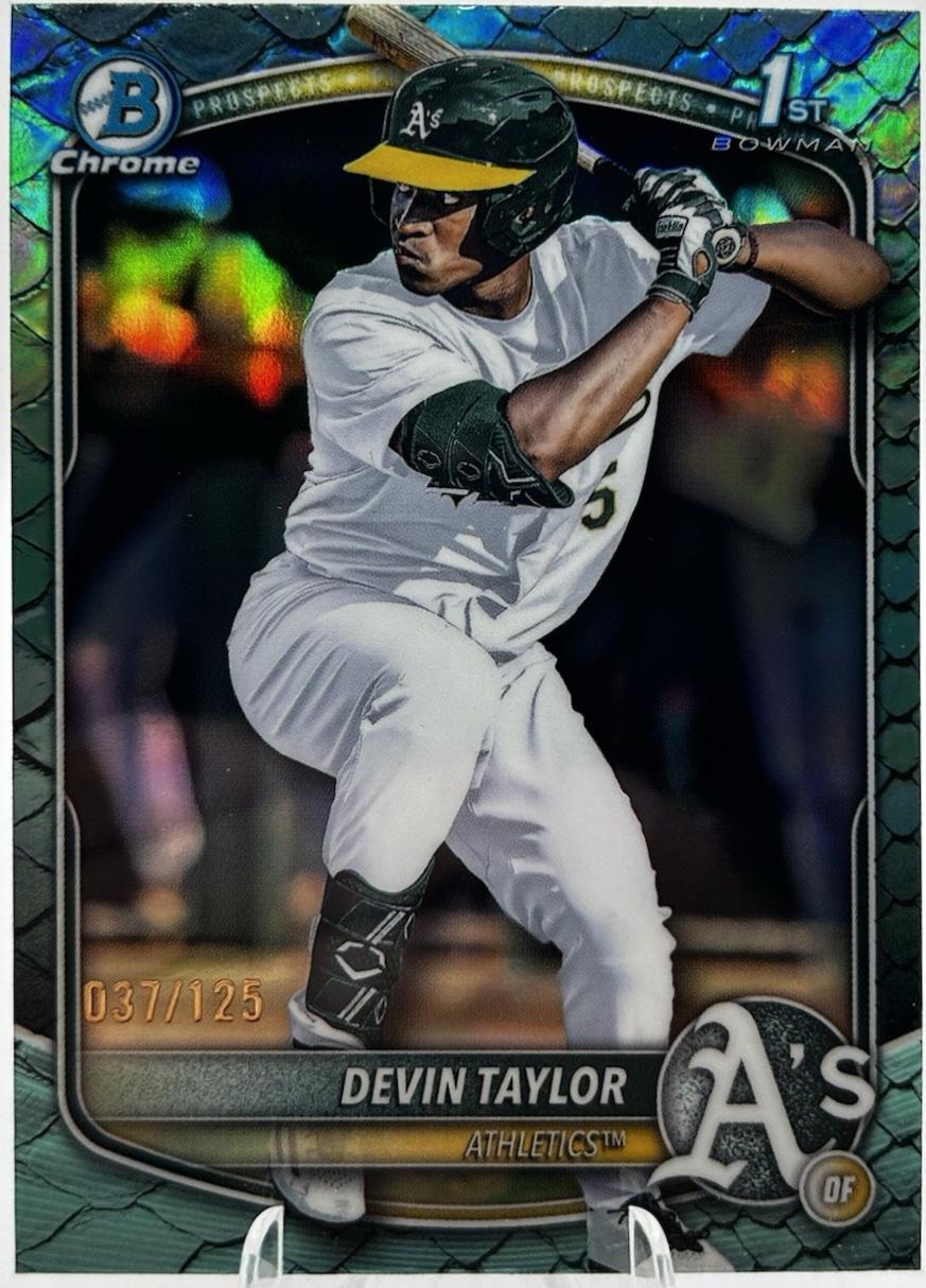 Devin Taylor [Aqua Reptilian Refractor] #BDC-135