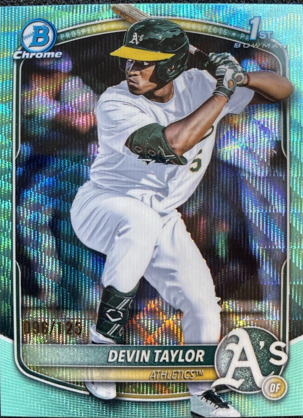 Devin Taylor [Aqua Wave Refractor] #BDC-135
