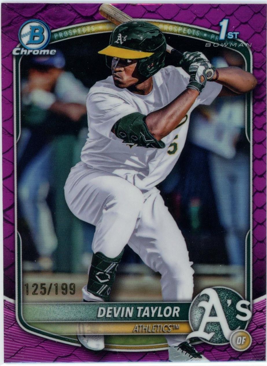 Devin Taylor [Fuchsia Reptilian Refractor] #BDC-135