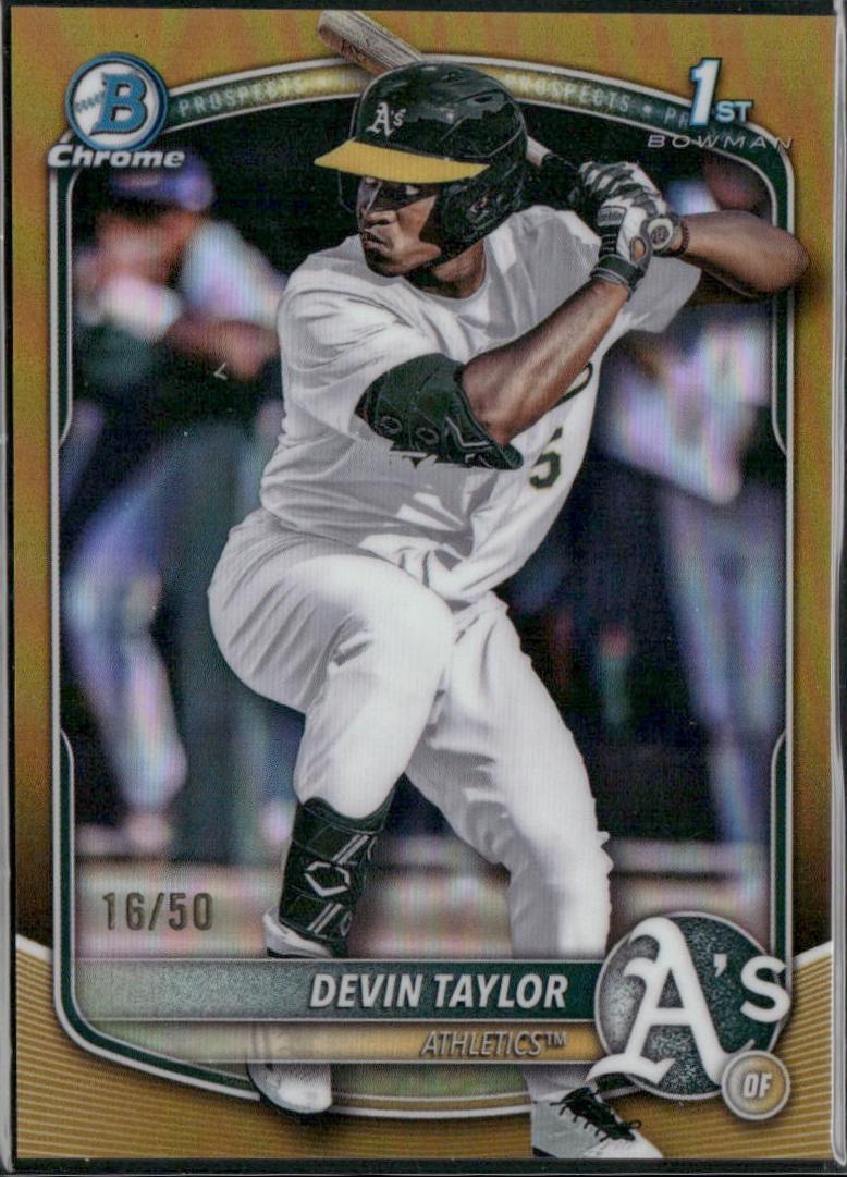 Devin Taylor [Gold Refractor] #BDC-135