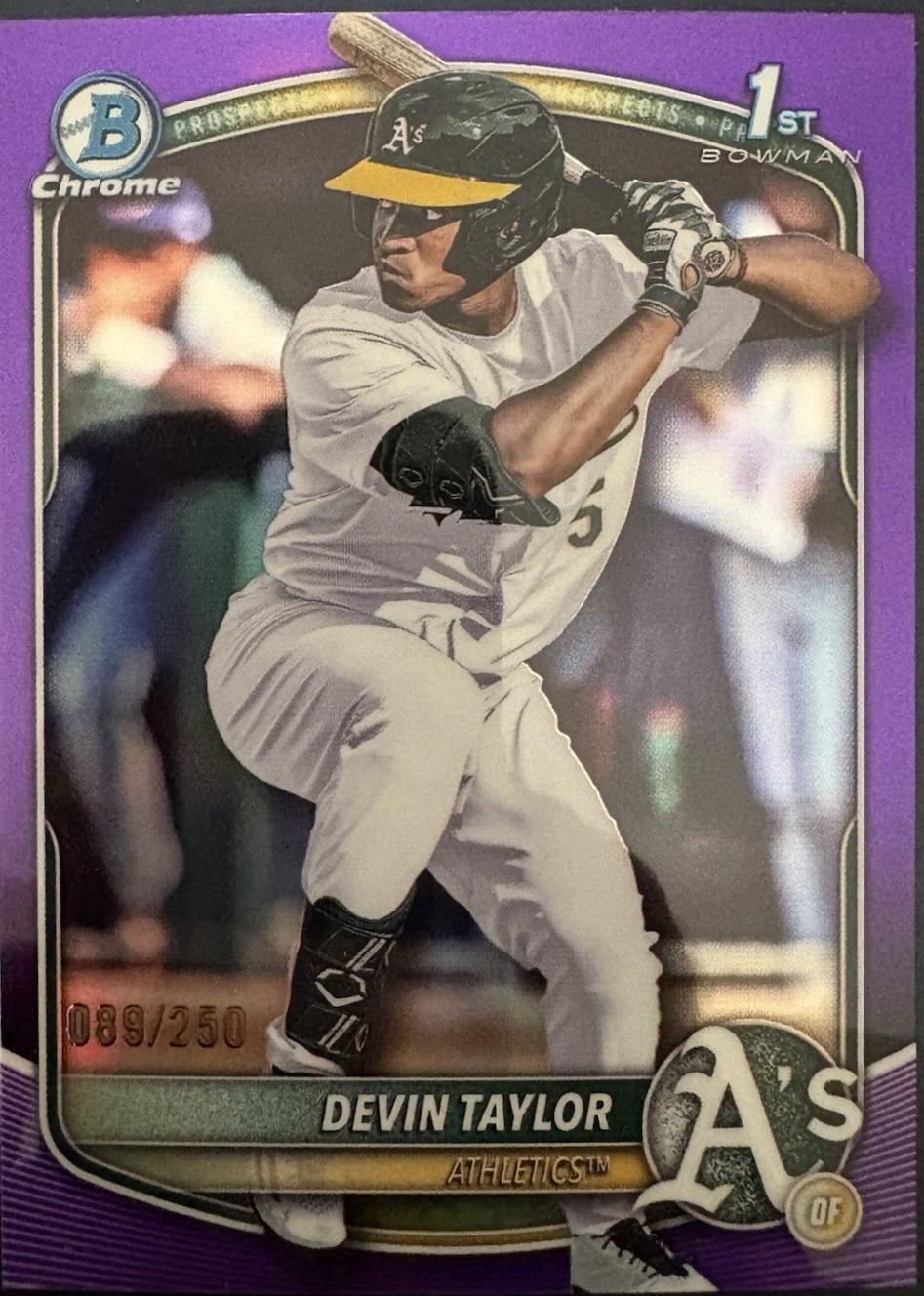Devin Taylor [Purple Refractor] #BDC-135