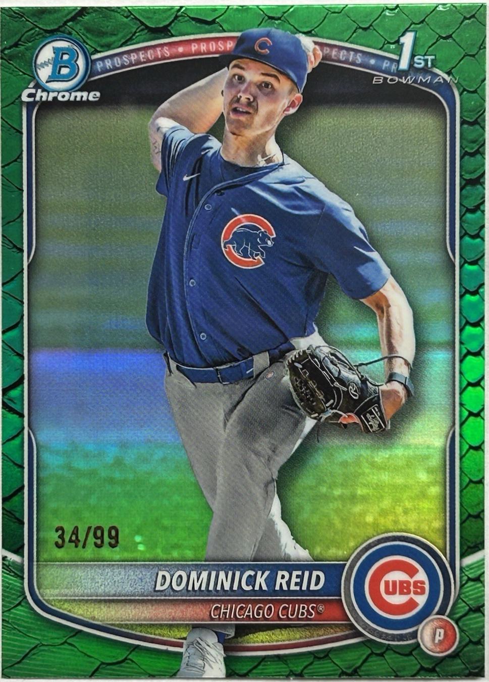 Dominick Reid [Green Reptilian Refractor] #BDC-53