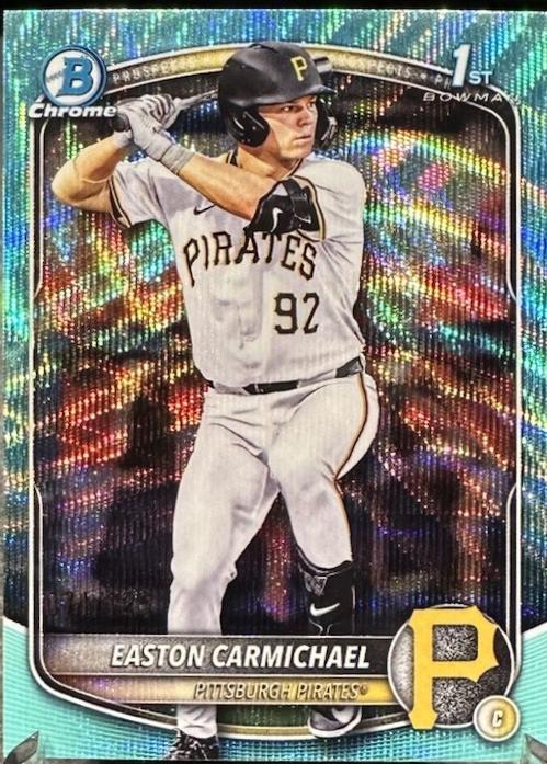 Easton Carmichael [Aqua Wave Refractor] #BDC-50