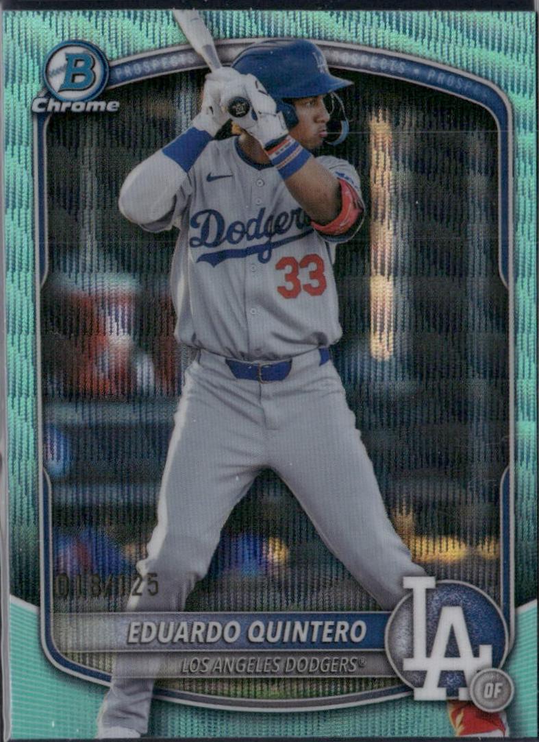 Eduardo Quintero [Aqua Wave Refractor] #BDC-111