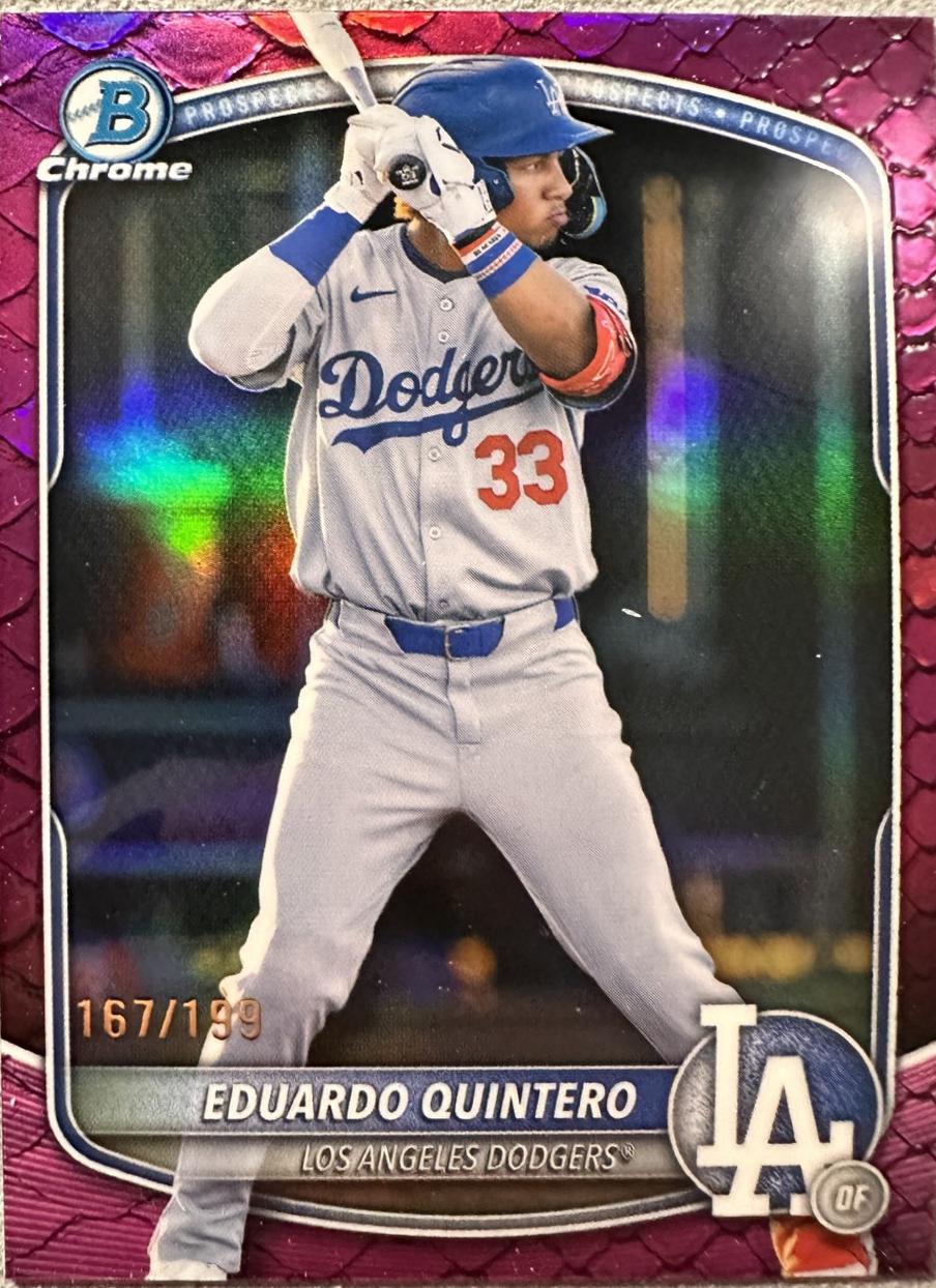 Eduardo Quintero [Fuchsia Reptilian Refractor] #BDC-111