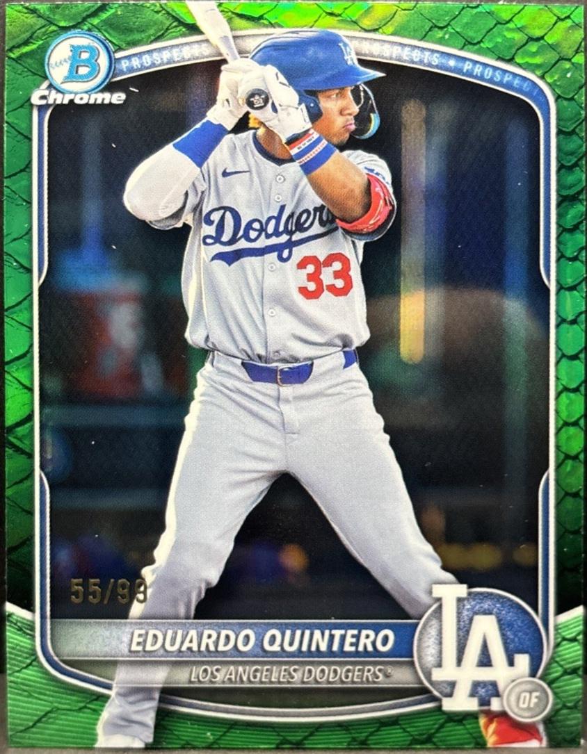 Eduardo Quintero [Green Reptilian Refractor] #BDC-111