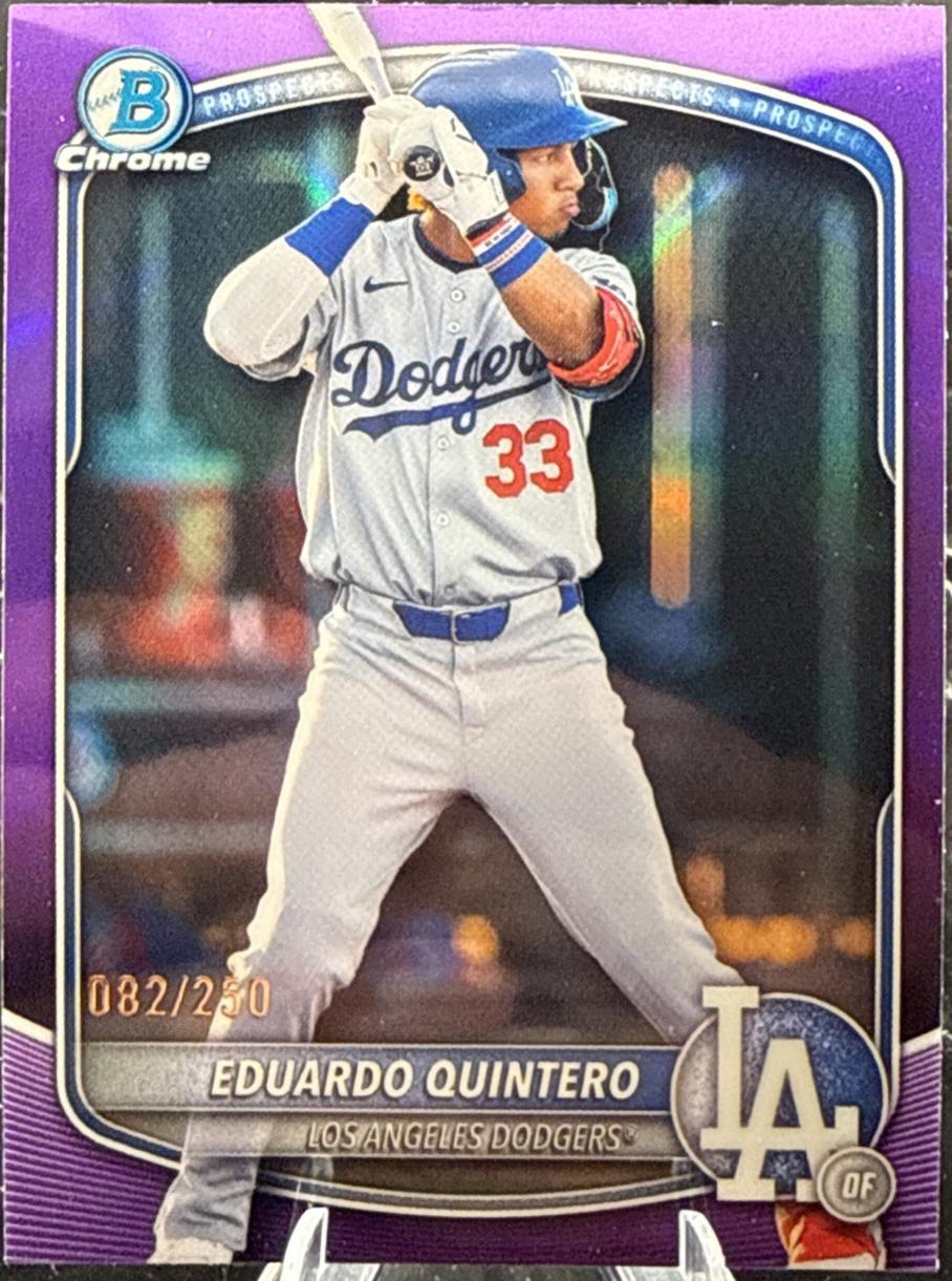 Eduardo Quintero [Purple Refractor] #BDC-111
