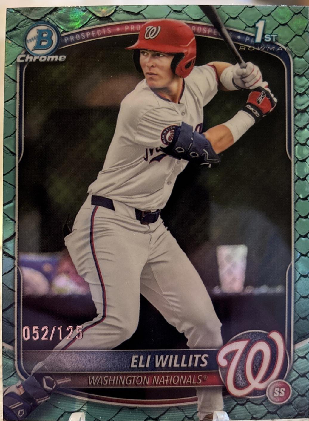 Eli Willits [Aqua Reptilian Refractor] #BDC-1