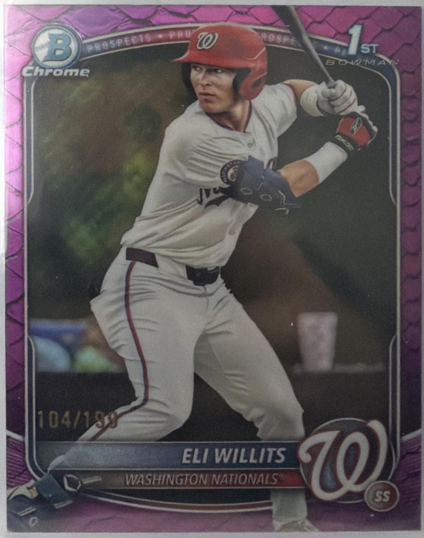Eli Willits [Fuchsia Reptilian Refractor] #BDC-1