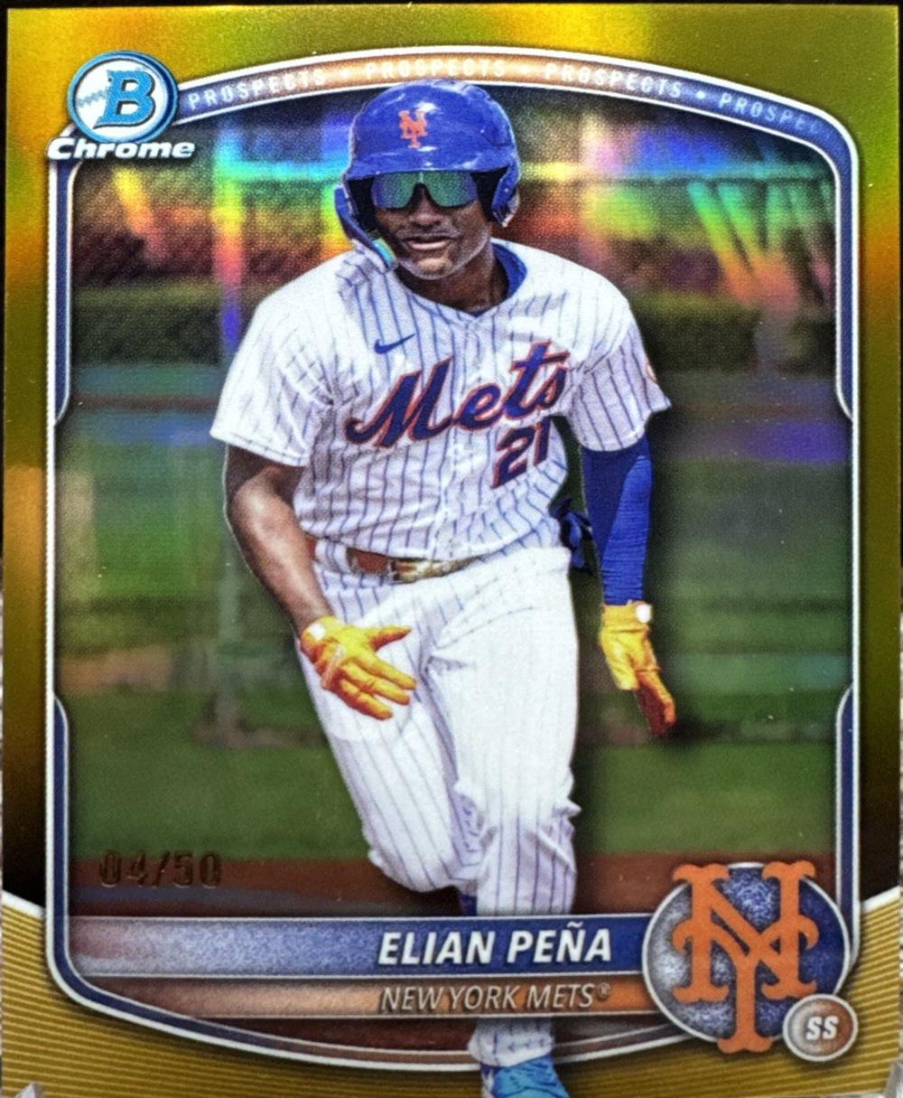 Elian Pena [Gold Refractor] #BDC-115
