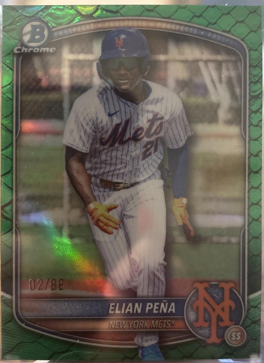 Elian Pena [Green Reptilian Refractor] #BDC-115