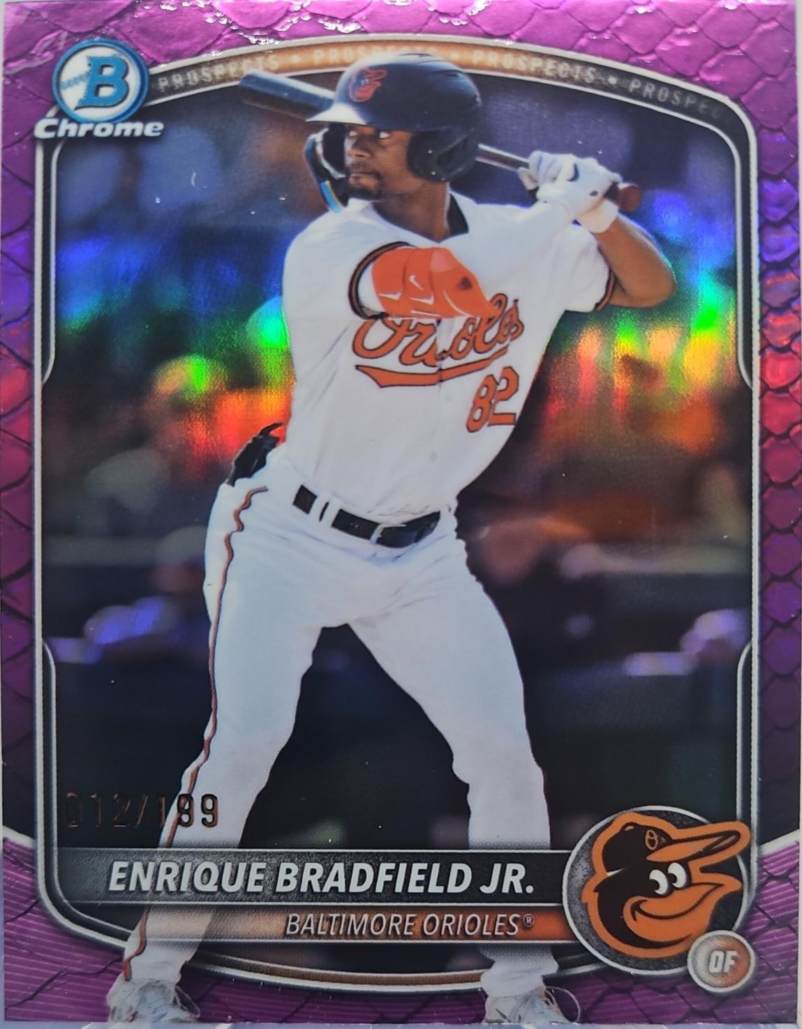 Enrique Bradfield Jr. [Fuchsia Reptilian Refractor] #BDC-198