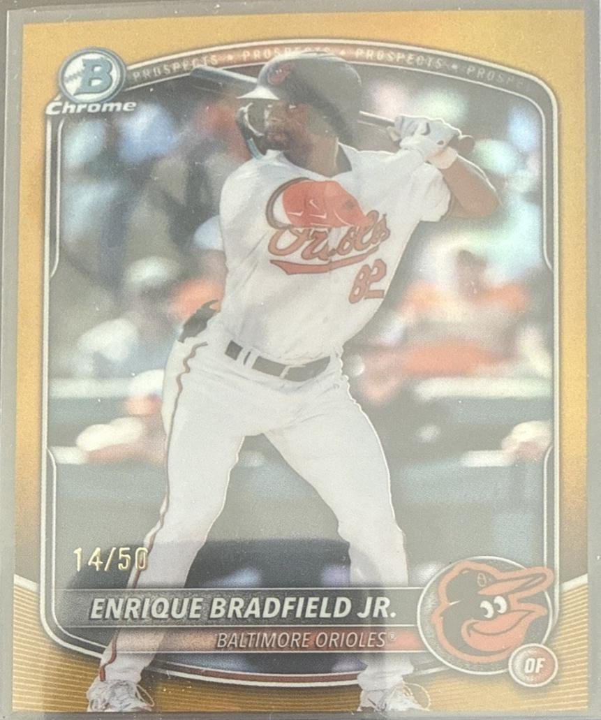 Enrique Bradfield Jr. [Gold Refractor] #BDC-198