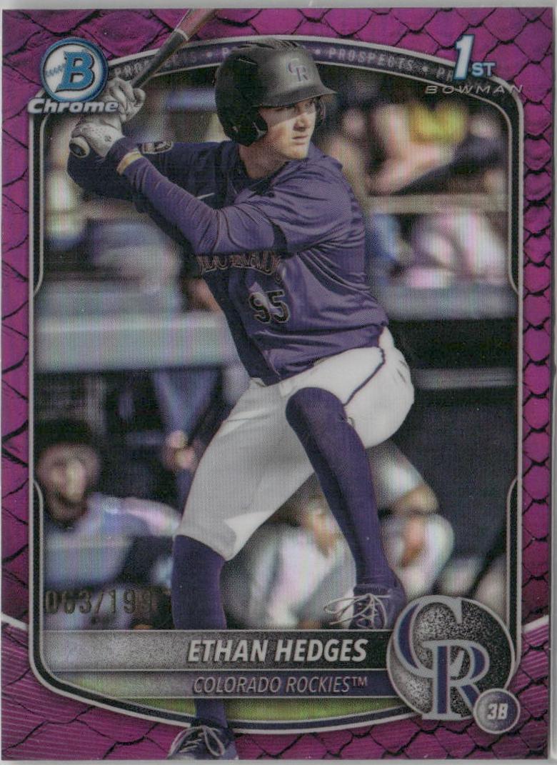 Ethan Hedges [Fuchsia Reptilian Refractor] #BDC-148