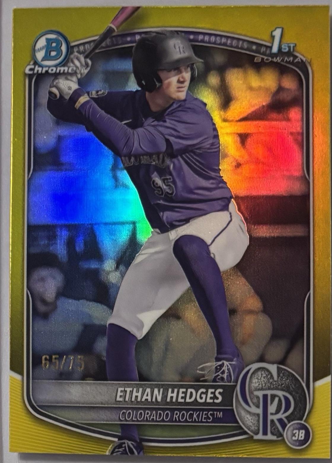 Ethan Hedges [Yellow Refractor] #BDC-148