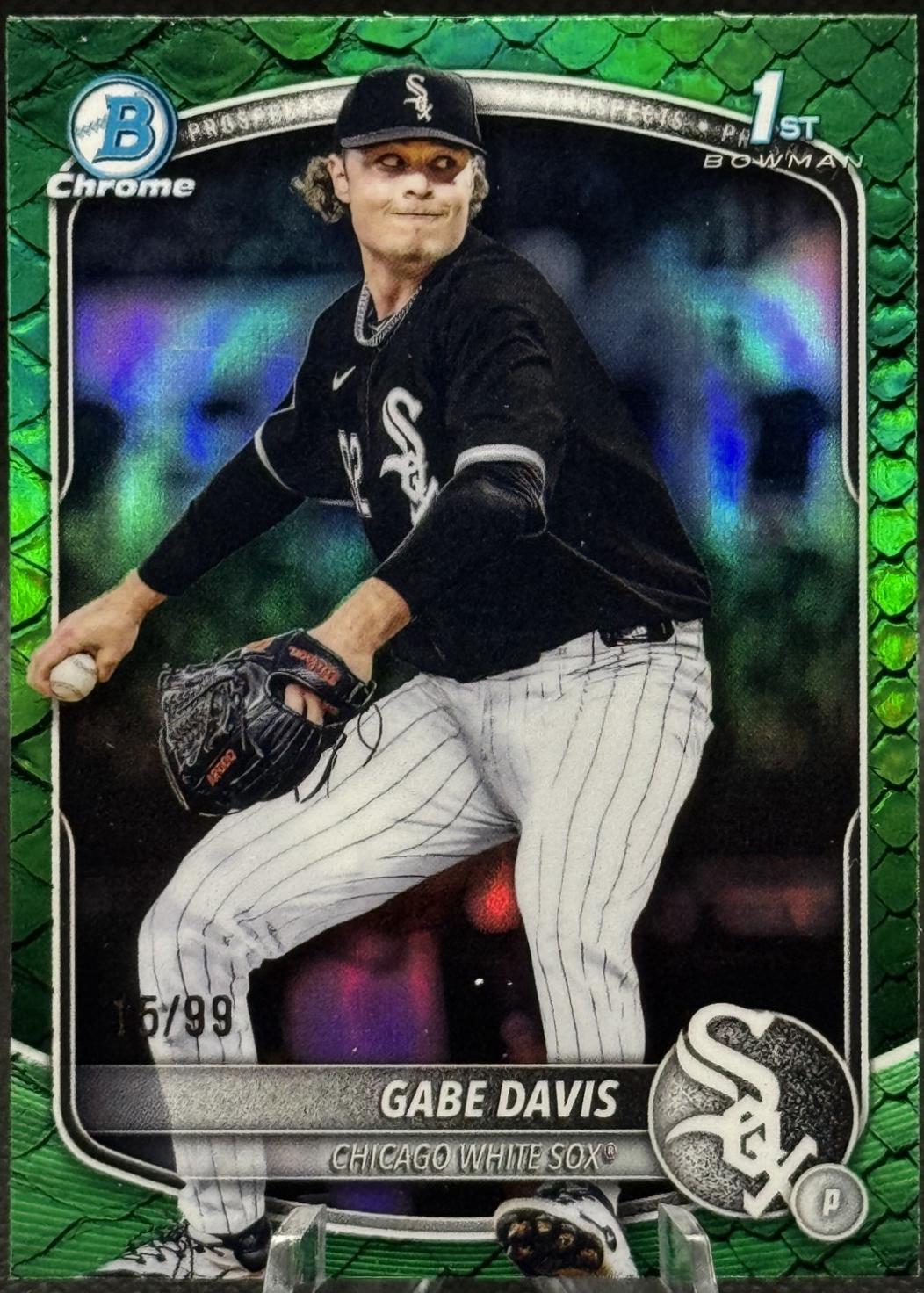Gabe Davis [Green Reptilian Refractor] #BDC-83