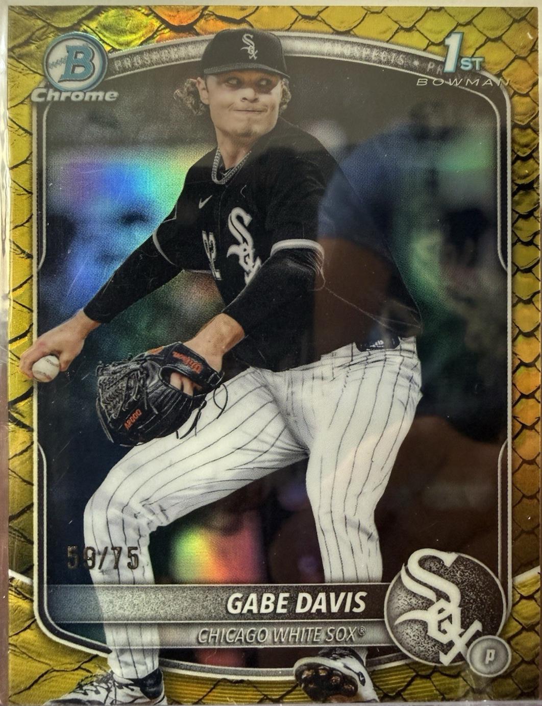 Gabe Davis [Yellow Reptilian Refractor] #BDC-83
