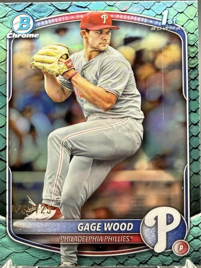 Gage Wood [Aqua Reptilian Refractor] #BDC-4