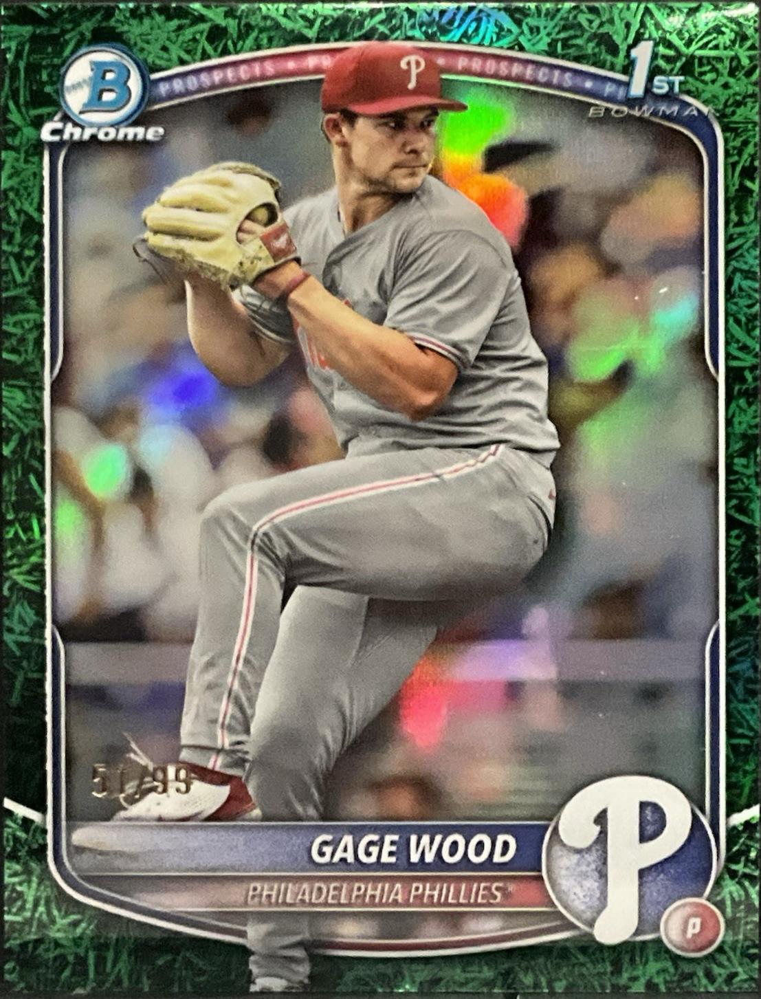 Gage Wood [Green Grass Refractor] #BDC-4