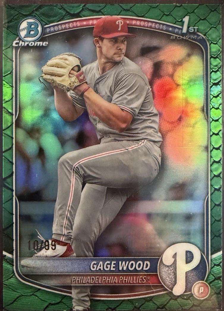 Gage Wood [Green Reptilian Refractor] #BDC-4