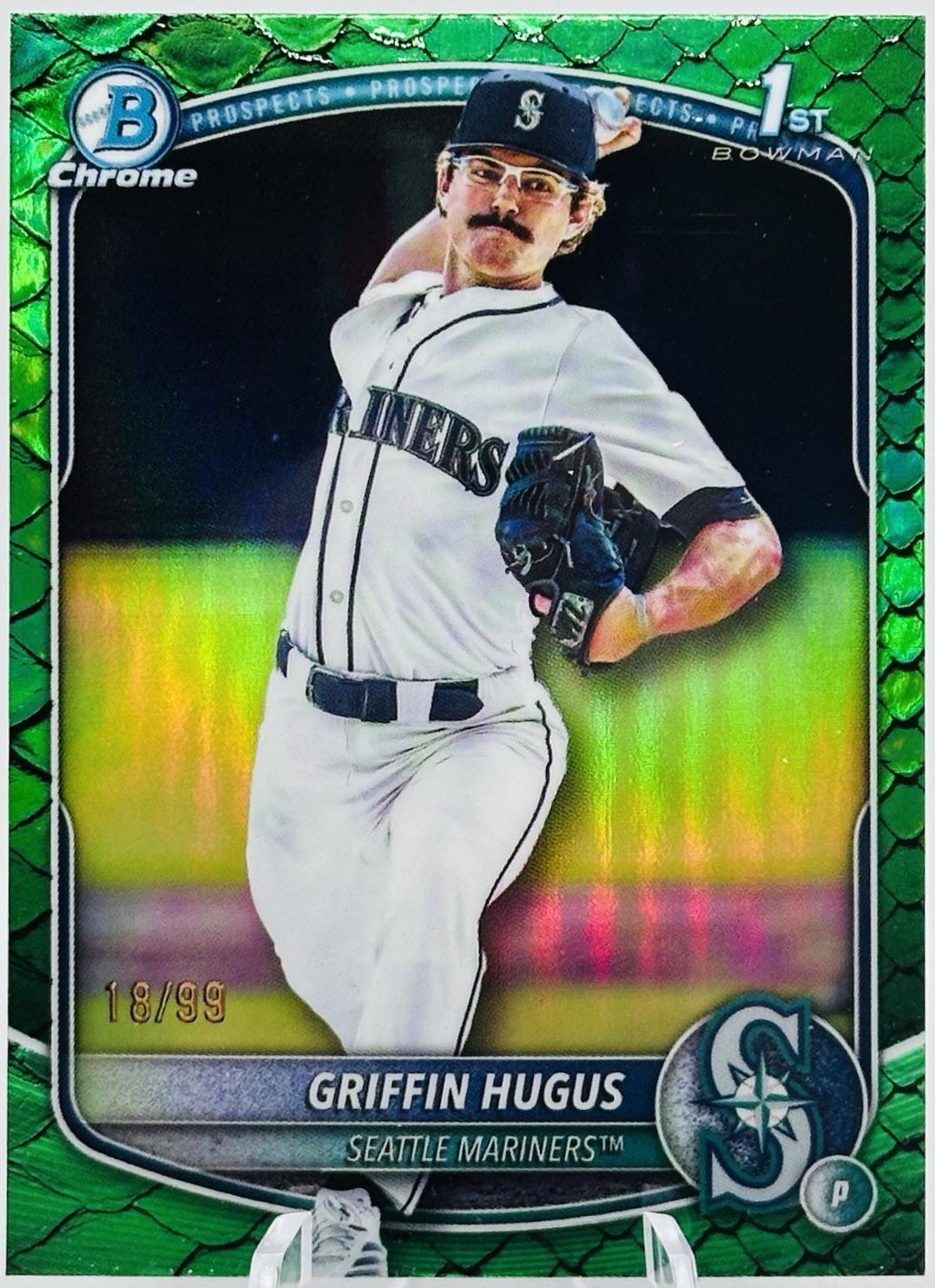 Griffin Hugus [Green Reptilian Refractor] #BDC-101