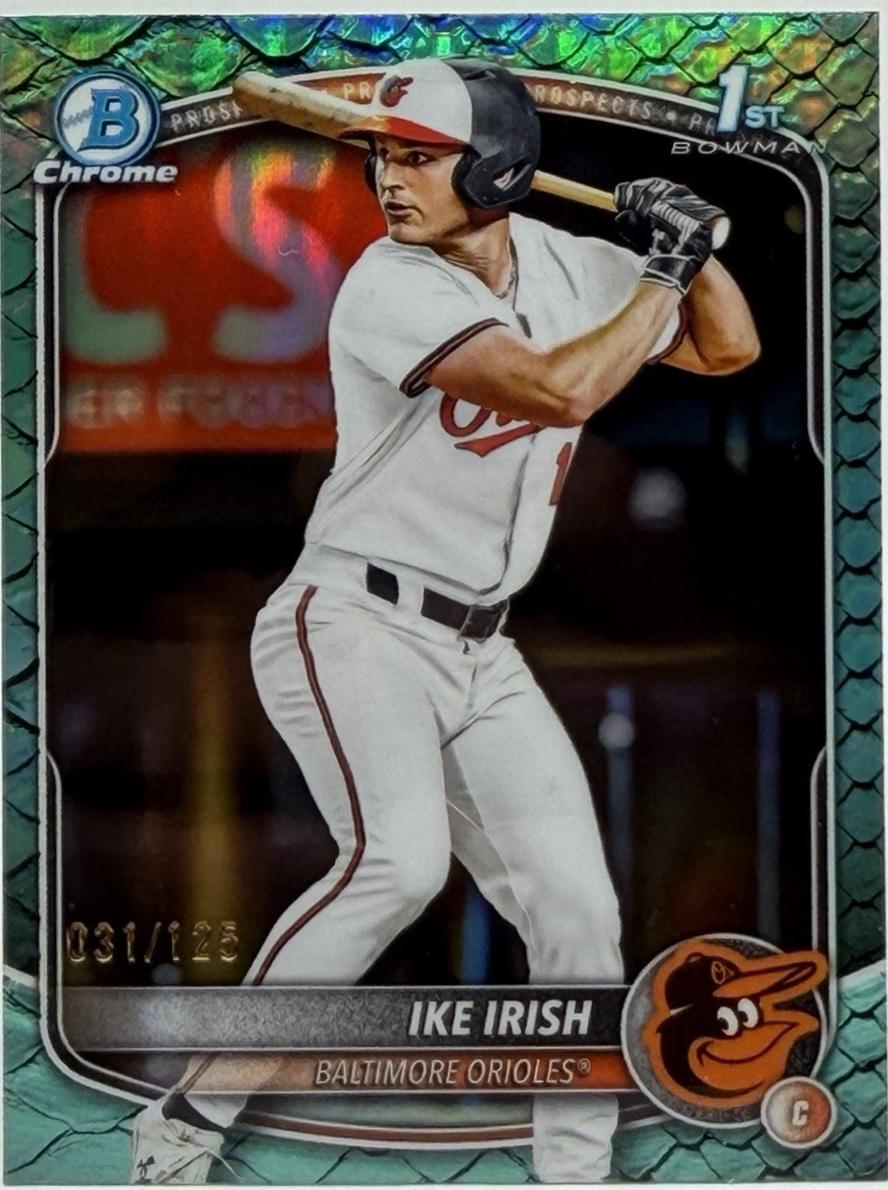 Ike Irish [Aqua Reptilian Refractor] #BDC-16
