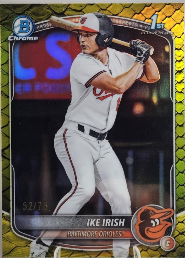 Ike Irish [Yellow Reptilian Refractor] #BDC-16