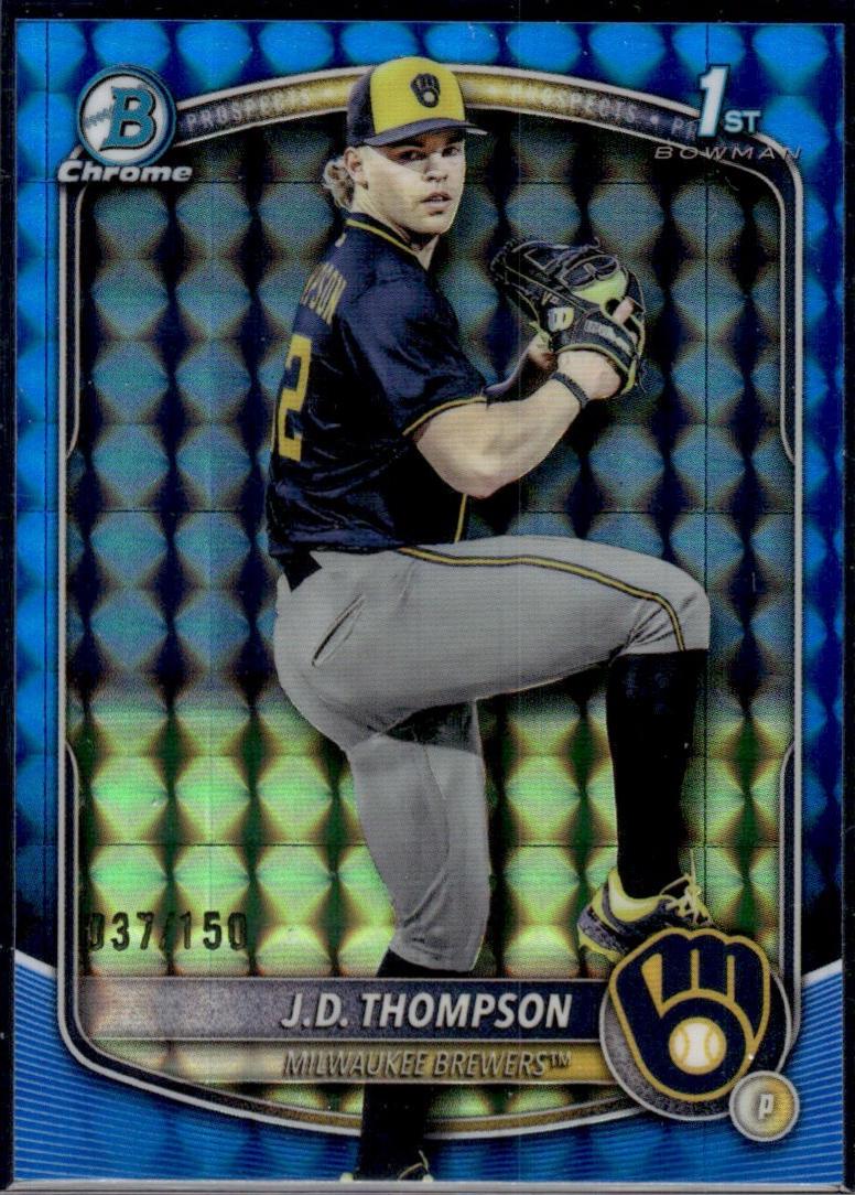 J.D. Thompson [Blue Refractor] #BDC-14