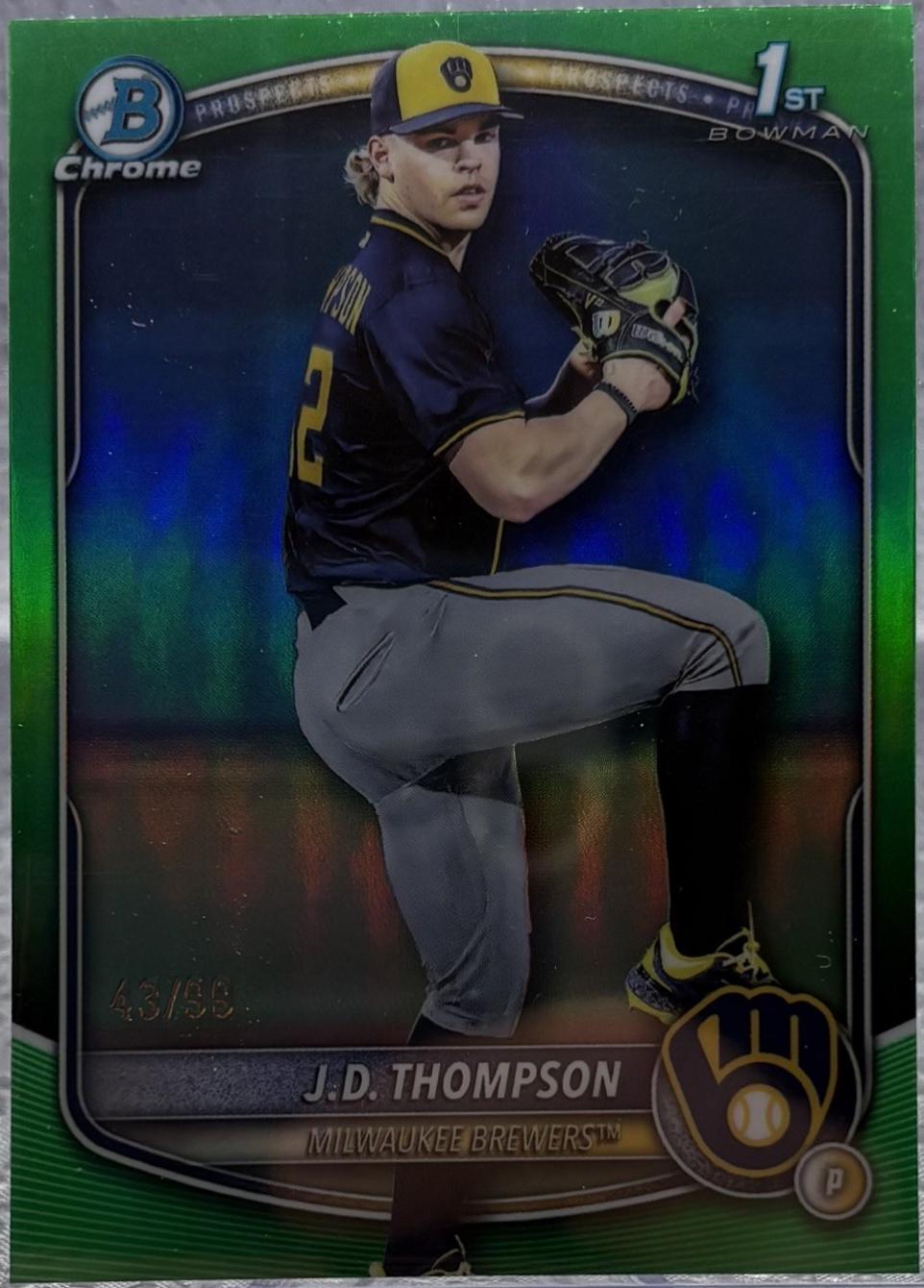 J.D. Thompson [Green Refractor] #BDC-14