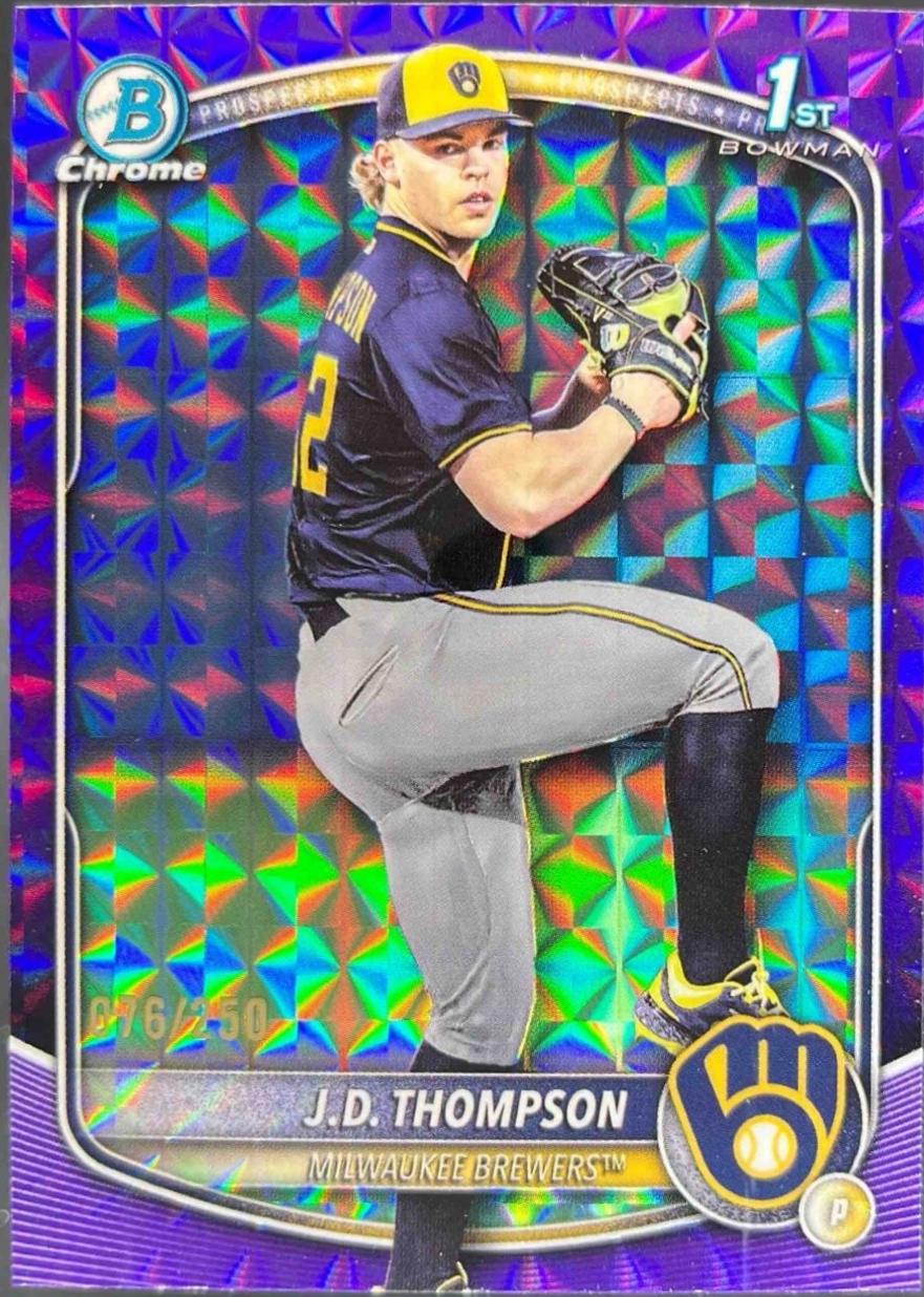 J.D. Thompson [Purple Geometric] #BDC-14