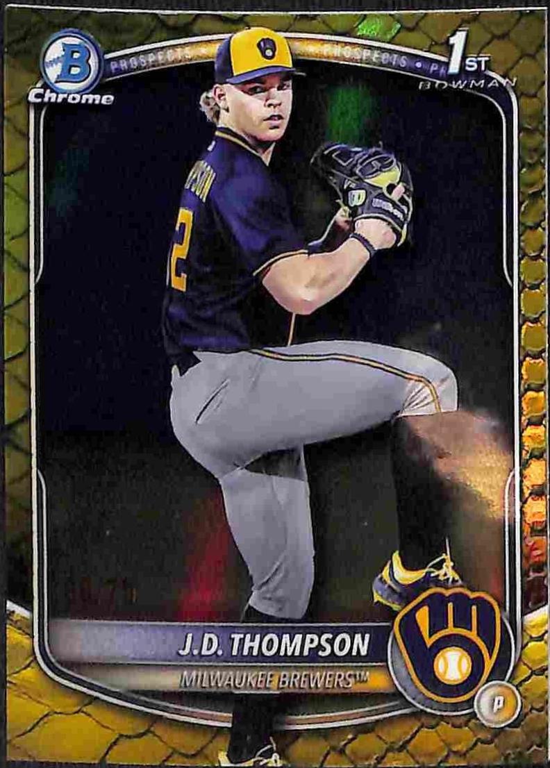 J.D. Thompson [Yellow Reptilian Refractor] #BDC-14