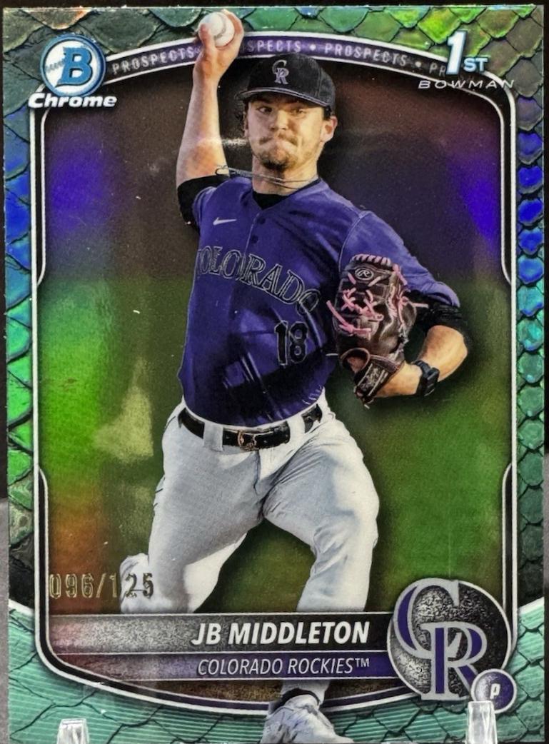 JB Middleton [Aqua Reptilian Refractor] #BDC-78