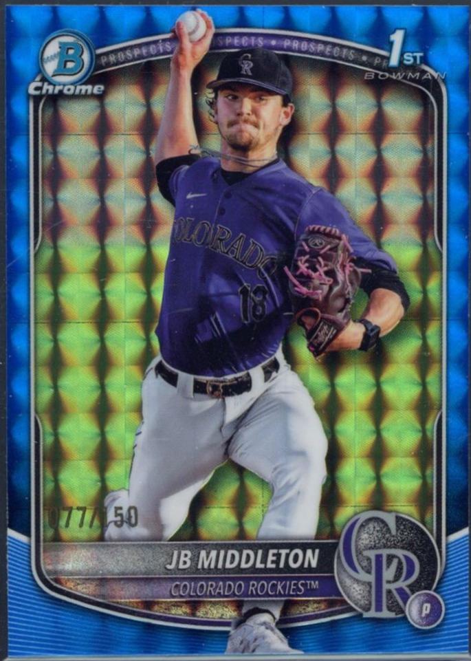 JB Middleton [Blue Refractor] #BDC-78