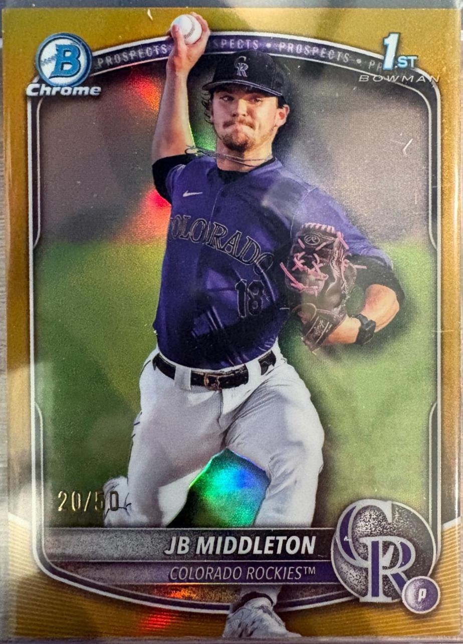 JB Middleton [Gold Refractor] #BDC-78
