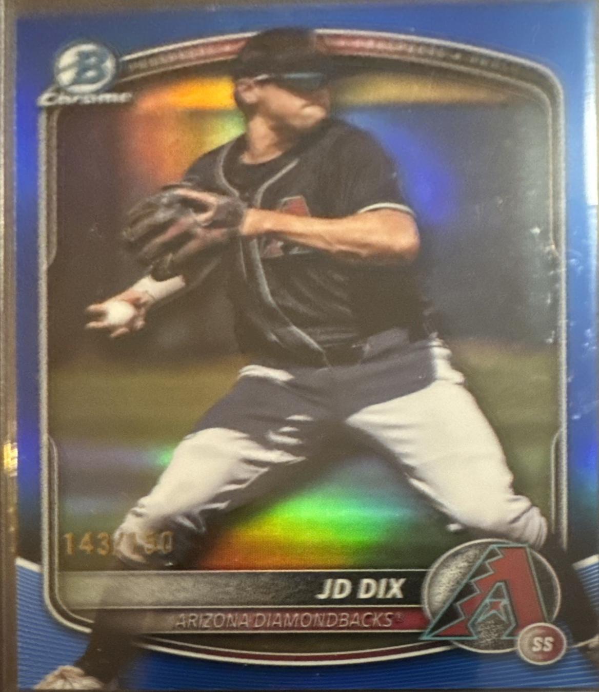 JD Dix [Blue Refractor] #BDC-161