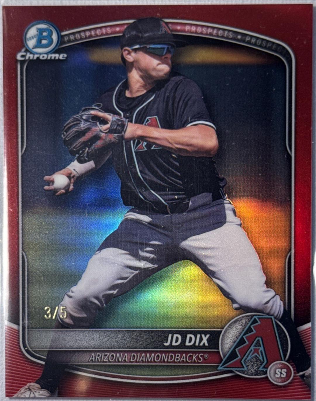 JD Dix [Red Refractor] #BDC-161