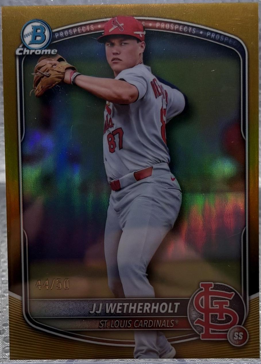 JJ Wetherholt [Gold Refractor] #BDC-145